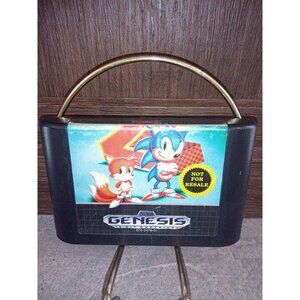 Sega Genesis Sonic The Hedgehog 2 Retro Vintage Gaming Tested & Working